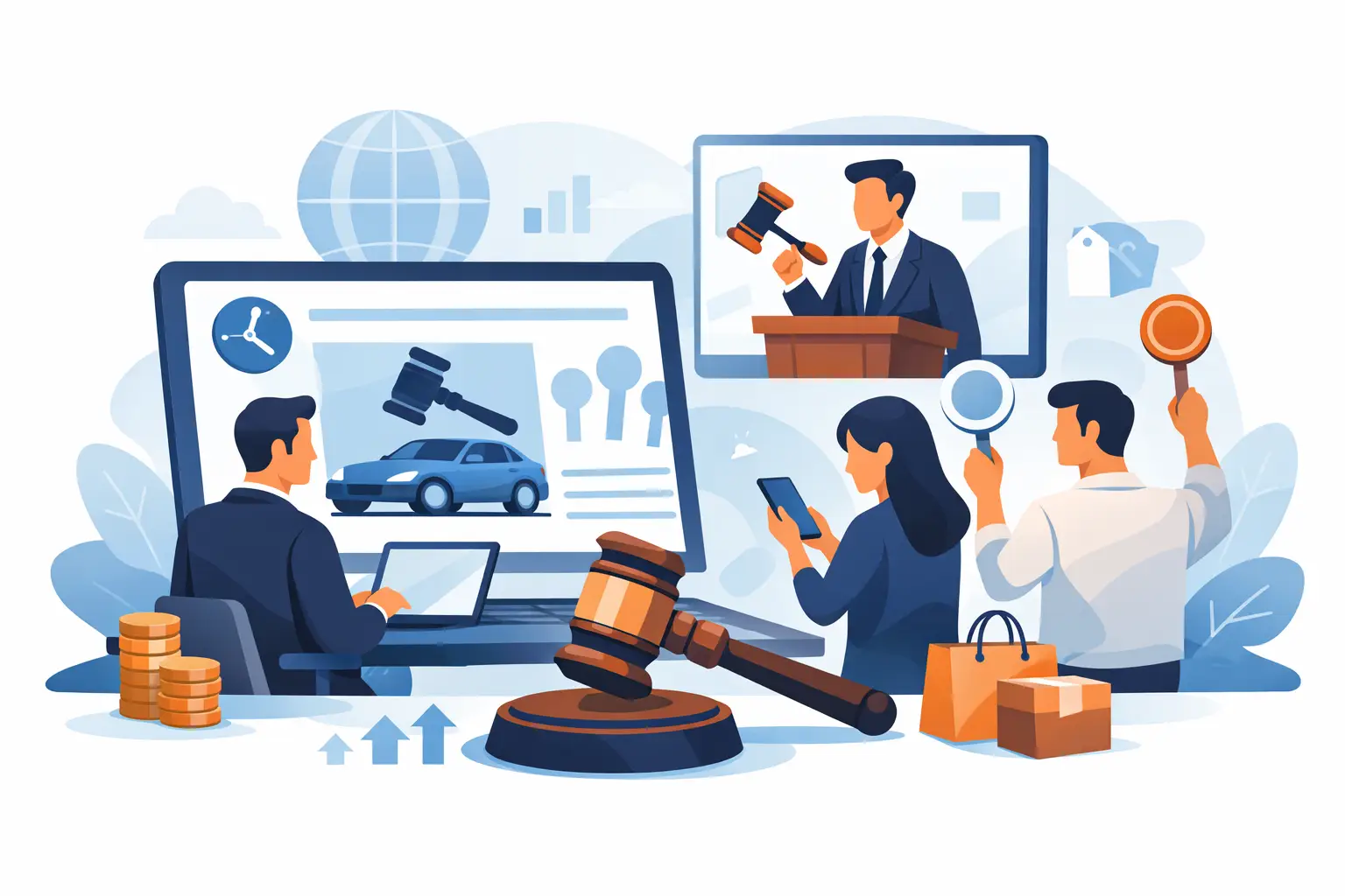 How Do You Bid on an Online Auction?